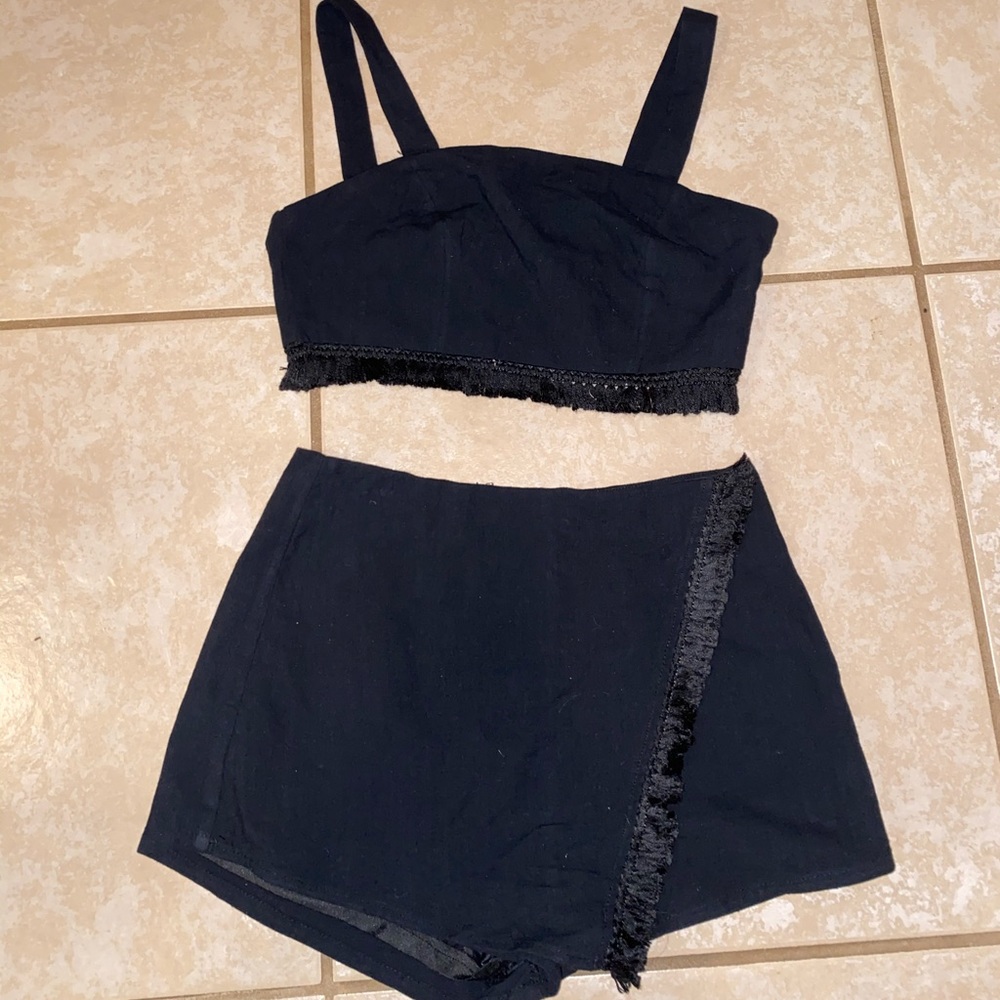 Two piece skort set